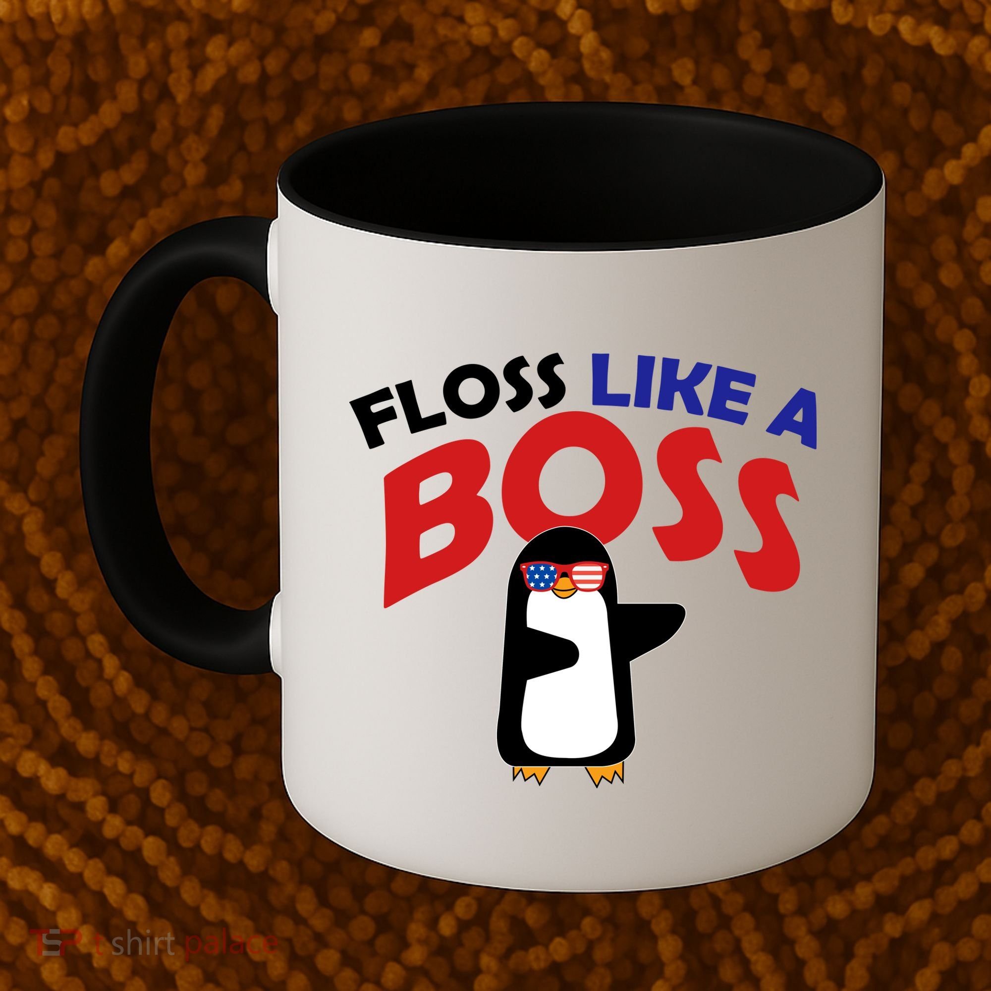 Penguin Floss Like A Boss Coffee Mug
