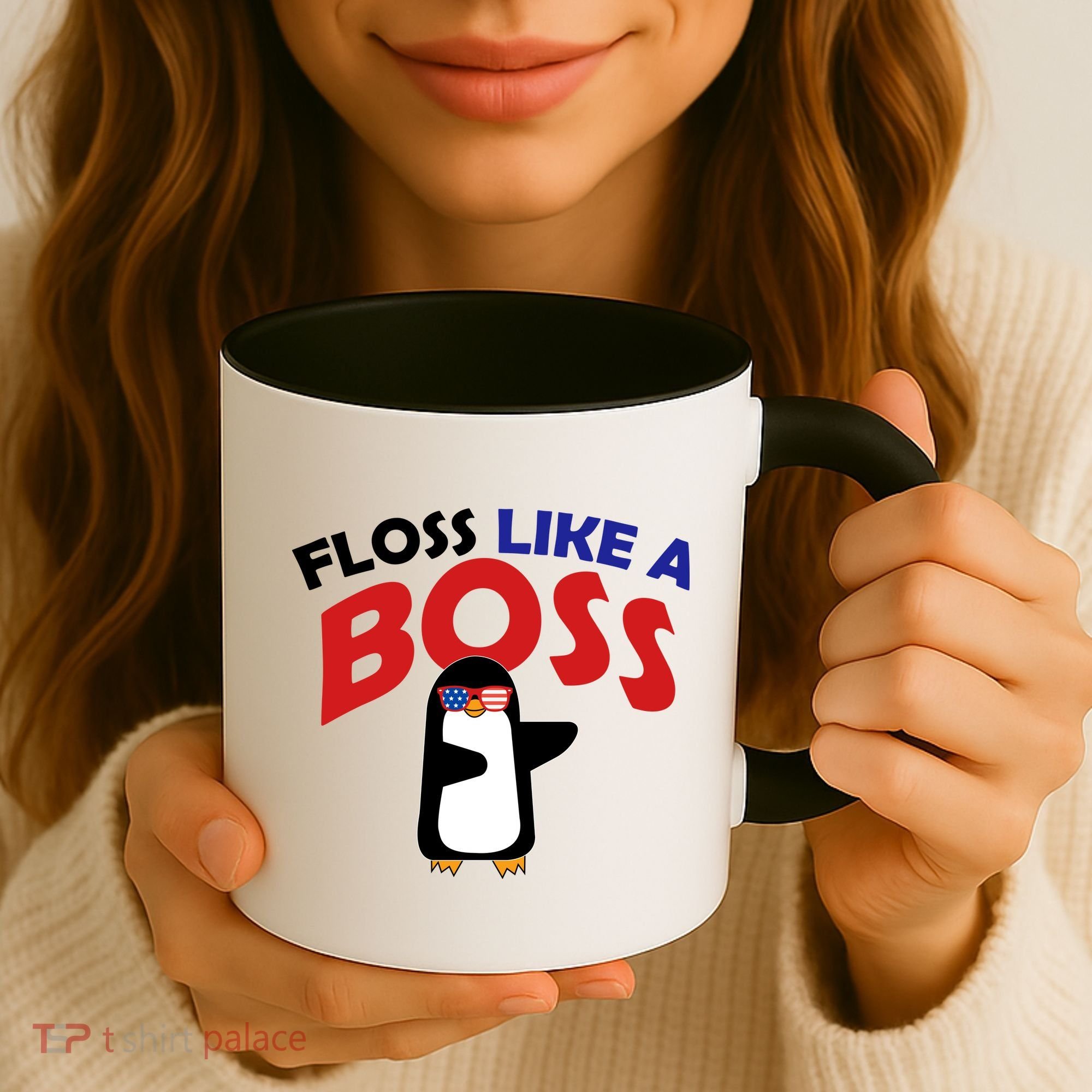 Penguin Floss Like A Boss Coffee Mug