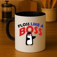 Penguin Floss Like A Boss Coffee Mug thumb 4