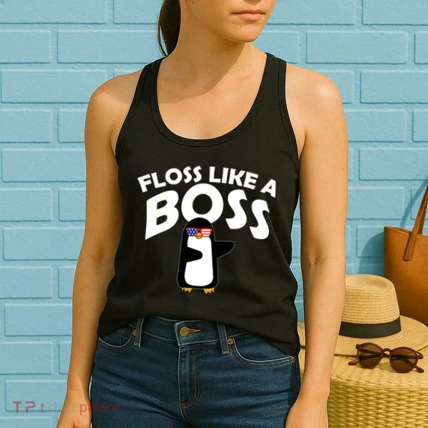 Penguin Floss Like A Boss Women's Tank Top