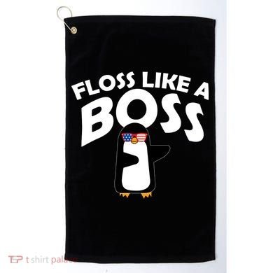 Penguin Floss Like A Boss Golf Towel