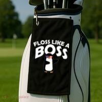 Penguin Floss Like A Boss Golf Towel thumb 2
