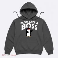 Penguin Floss Like A Boss Hoodie thumb 0