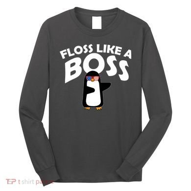 Penguin Floss Like A Boss Long Sleeve Shirt