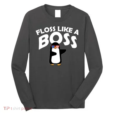 Penguin Floss Like A Boss Long Sleeve Shirt