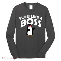 Penguin Floss Like A Boss Long Sleeve Shirt thumb 0