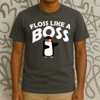 Penguin Floss Like A Boss T-Shirt thumb 3