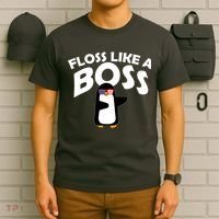 Penguin Floss Like A Boss T-Shirt thumb 6
