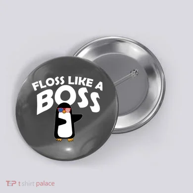 Penguin Floss Like A Boss Button