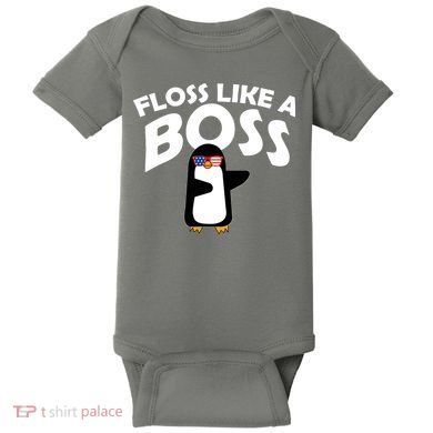 Penguin Floss Like A Boss Baby Bodysuit