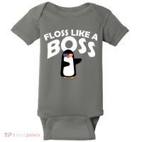Penguin Floss Like A Boss Baby Bodysuit thumb 0