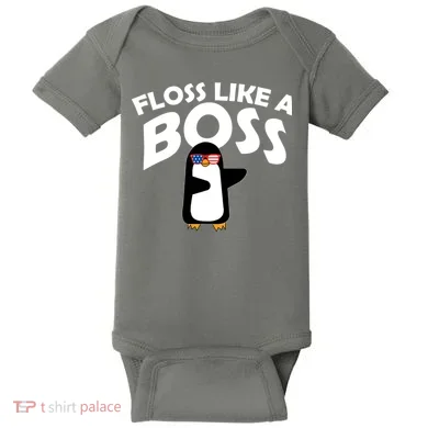 Penguin Floss Like A Boss Baby Bodysuit