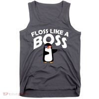 Penguin Floss Like A Boss Tank Top thumb 0