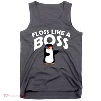Penguin Floss Like A Boss Tank Top thumb 0
