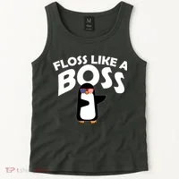 Penguin Floss Like A Boss Tank Top thumb 2