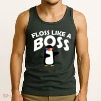Penguin Floss Like A Boss Tank Top thumb 3
