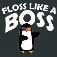 Penguin Floss Like A Boss Tank Top thumb 6