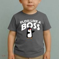 Penguin Floss Like A Boss Toddler T-Shirt thumb 2
