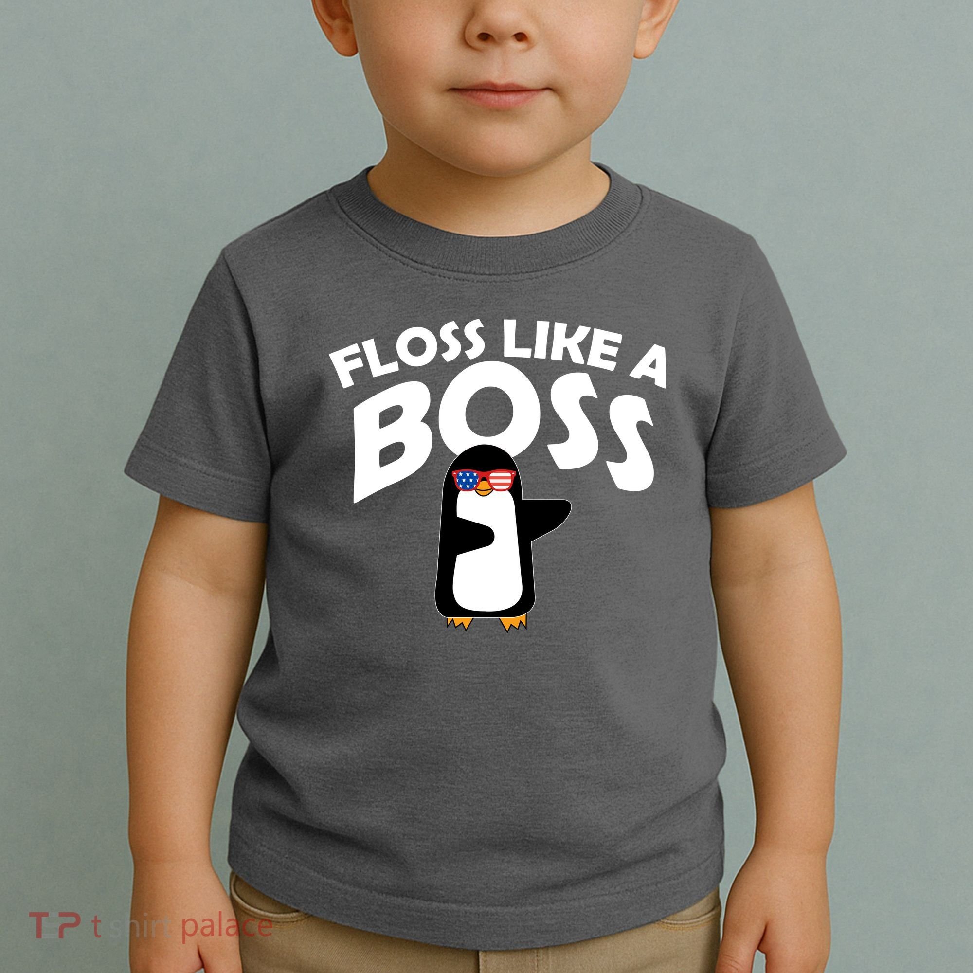 Penguin Floss Like A Boss Toddler T-Shirt