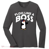 Penguin Floss Like A Boss Women's Long Sleeve Shirt thumb 0