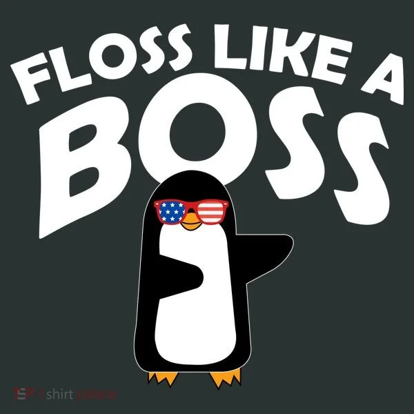 Penguin Floss Like A Boss Women's Long Sleeve Shirt
