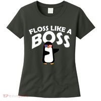 Penguin Floss Like A Boss Women's T-Shirt thumb 0