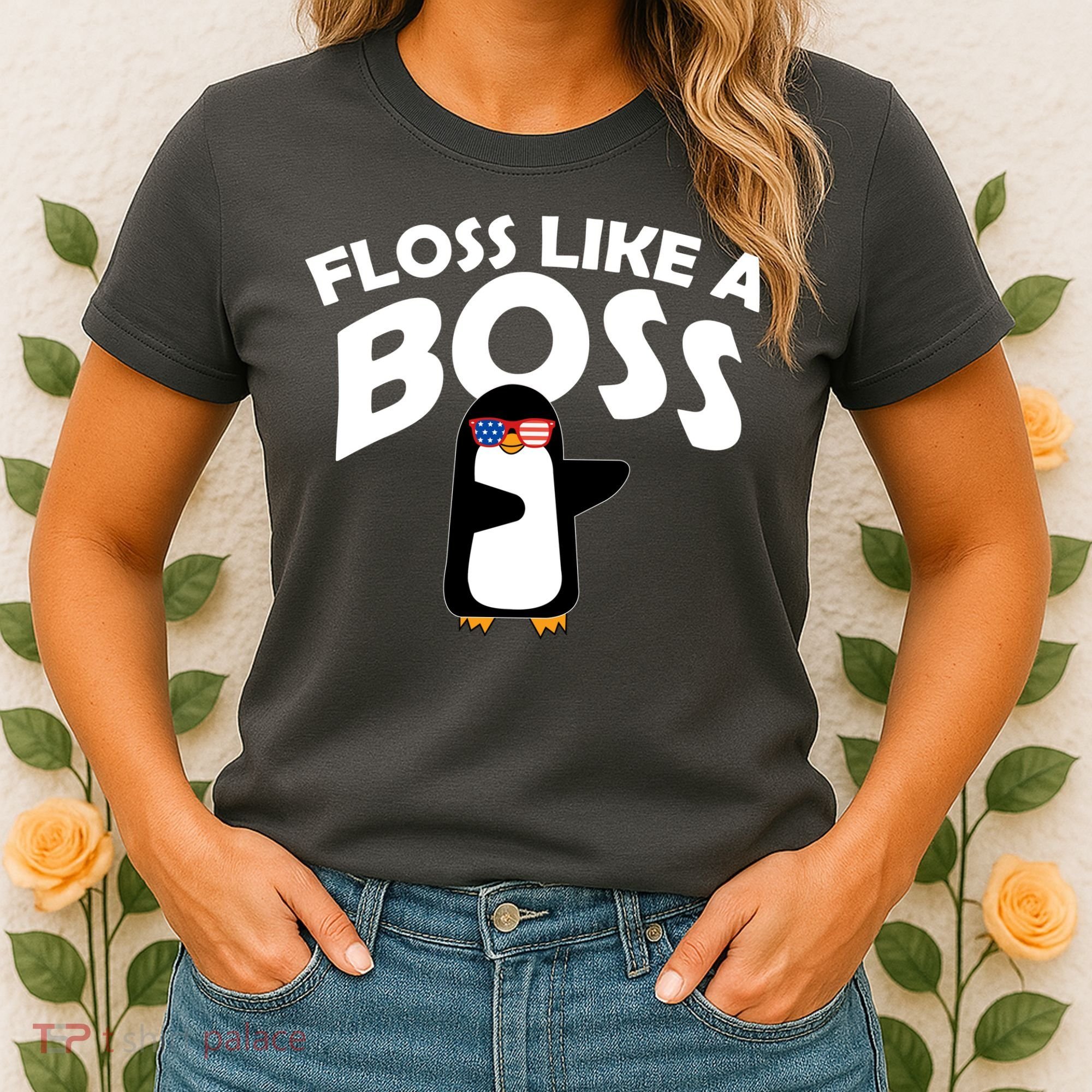 Penguin Floss Like A Boss Women's T-Shirt