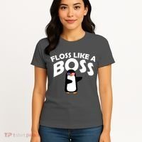 Penguin Floss Like A Boss Women's T-Shirt thumb 4