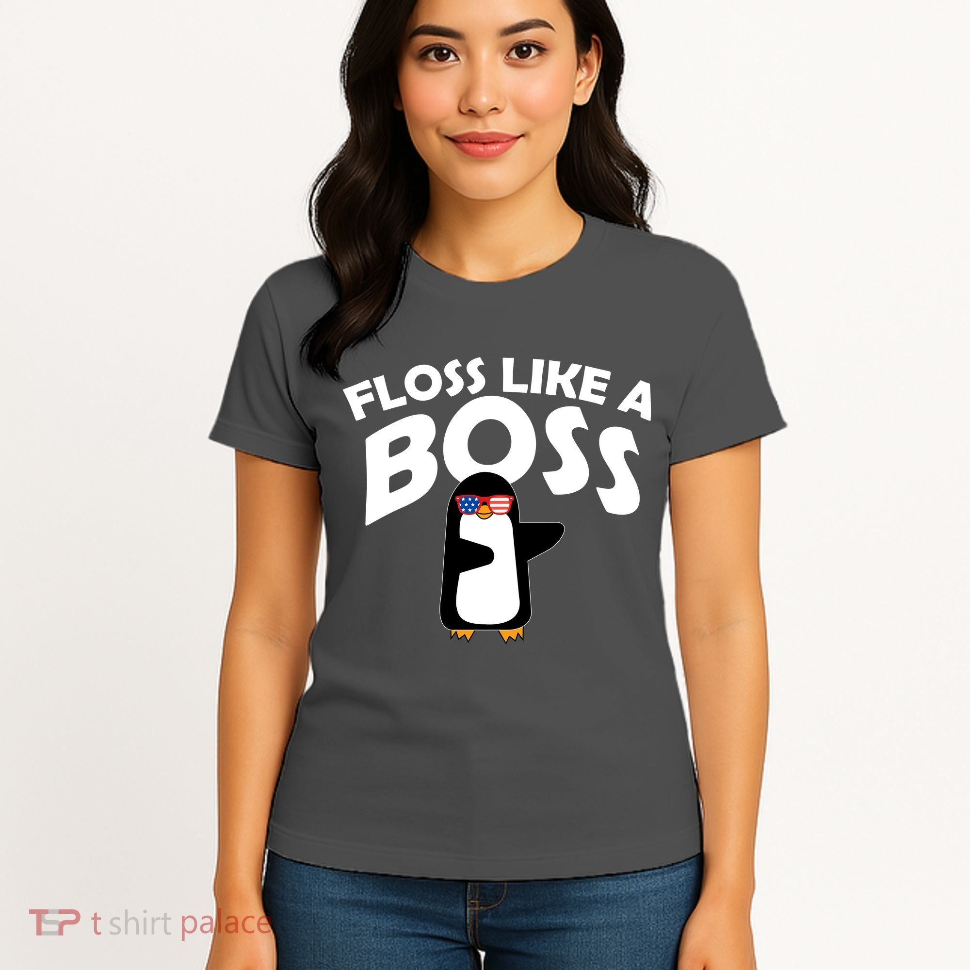 Penguin Floss Like A Boss Women's T-Shirt