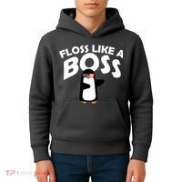 Penguin Floss Like A Boss Kids Hoodie thumb 4