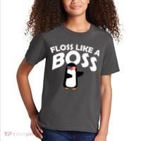 Penguin Floss Like A Boss Kids T-Shirt thumb 2