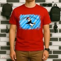 Penguin Skating Merry Christmas T-Shirt thumb 6