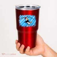Penguin Skating Merry Christmas Tumbler thumb 2