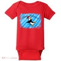 Penguin Skating Merry Christmas Baby Bodysuit thumb 0