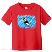 Penguin Skating Merry Christmas Toddler T-Shirt thumb 0