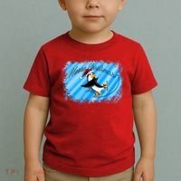 Penguin Skating Merry Christmas Toddler T-Shirt thumb 2