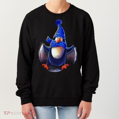 Penguin Snow Angel Women's Sweatshirt
