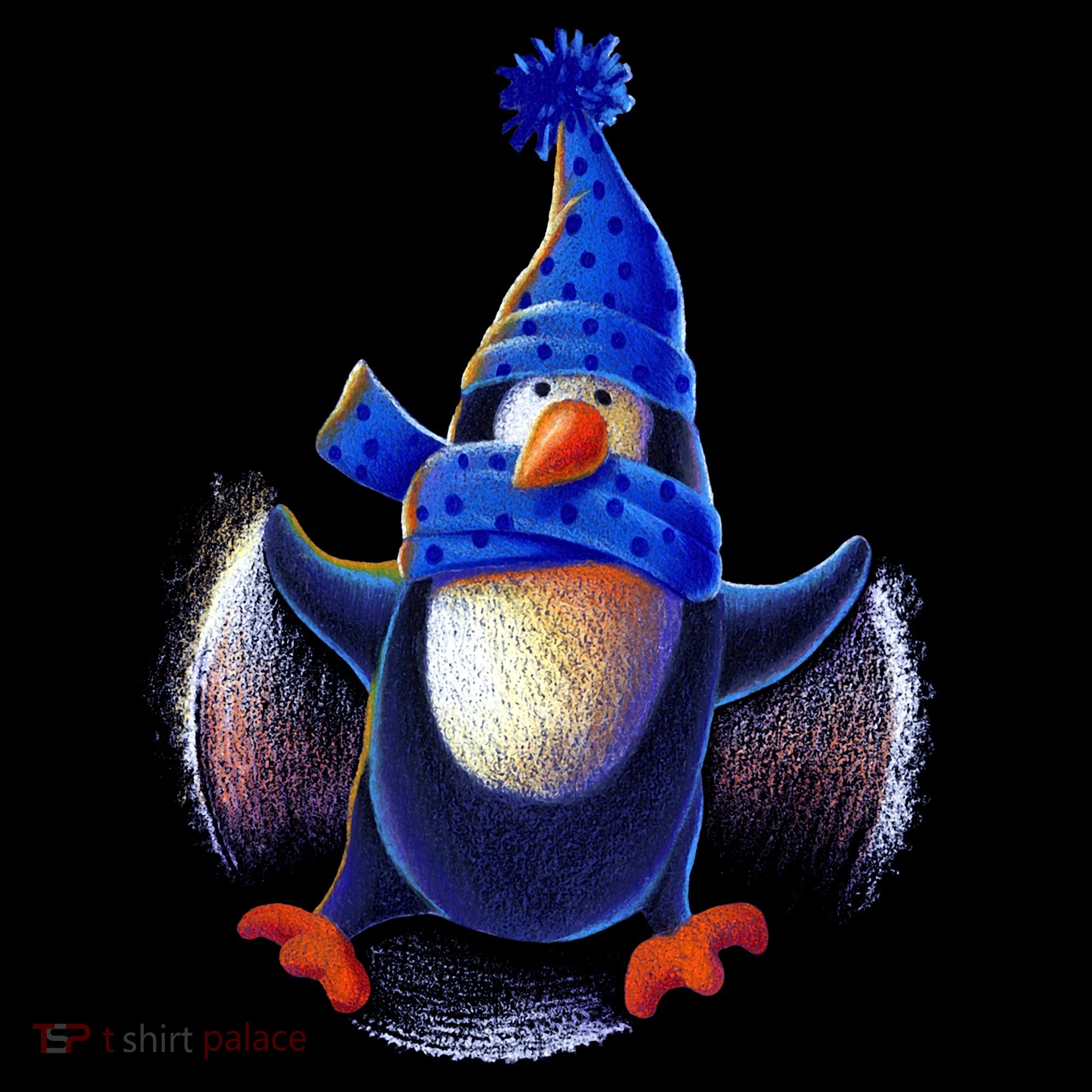 Penguin Snow Angel Doggie Tank