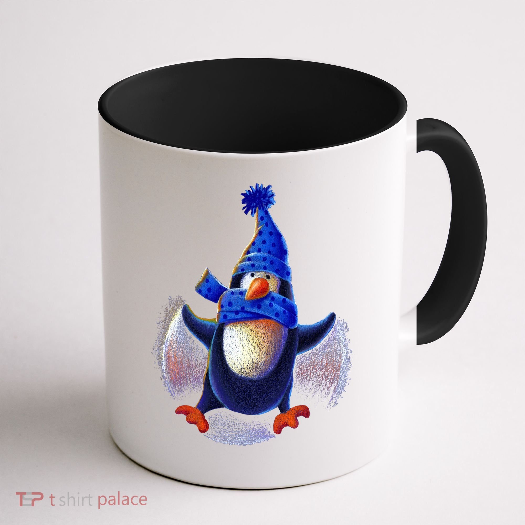 Penguin Snow Angel Coffee Mug