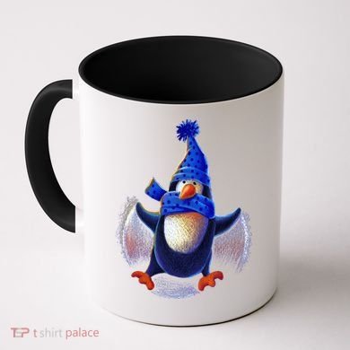 Penguin Snow Angel Coffee Mug
