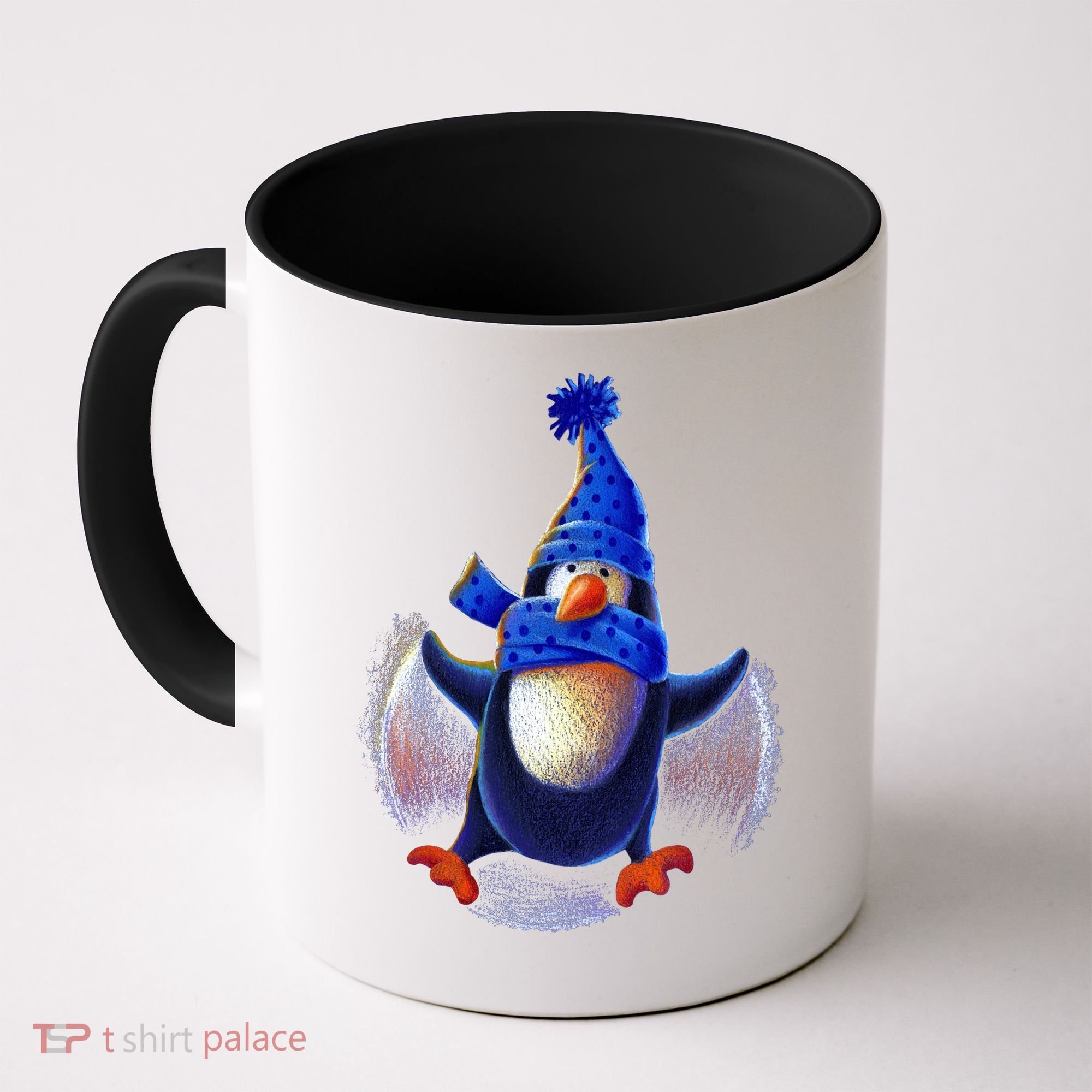 Penguin Snow Angel Coffee Mug