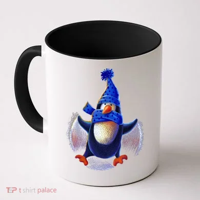 Penguin Snow Angel Coffee Mug