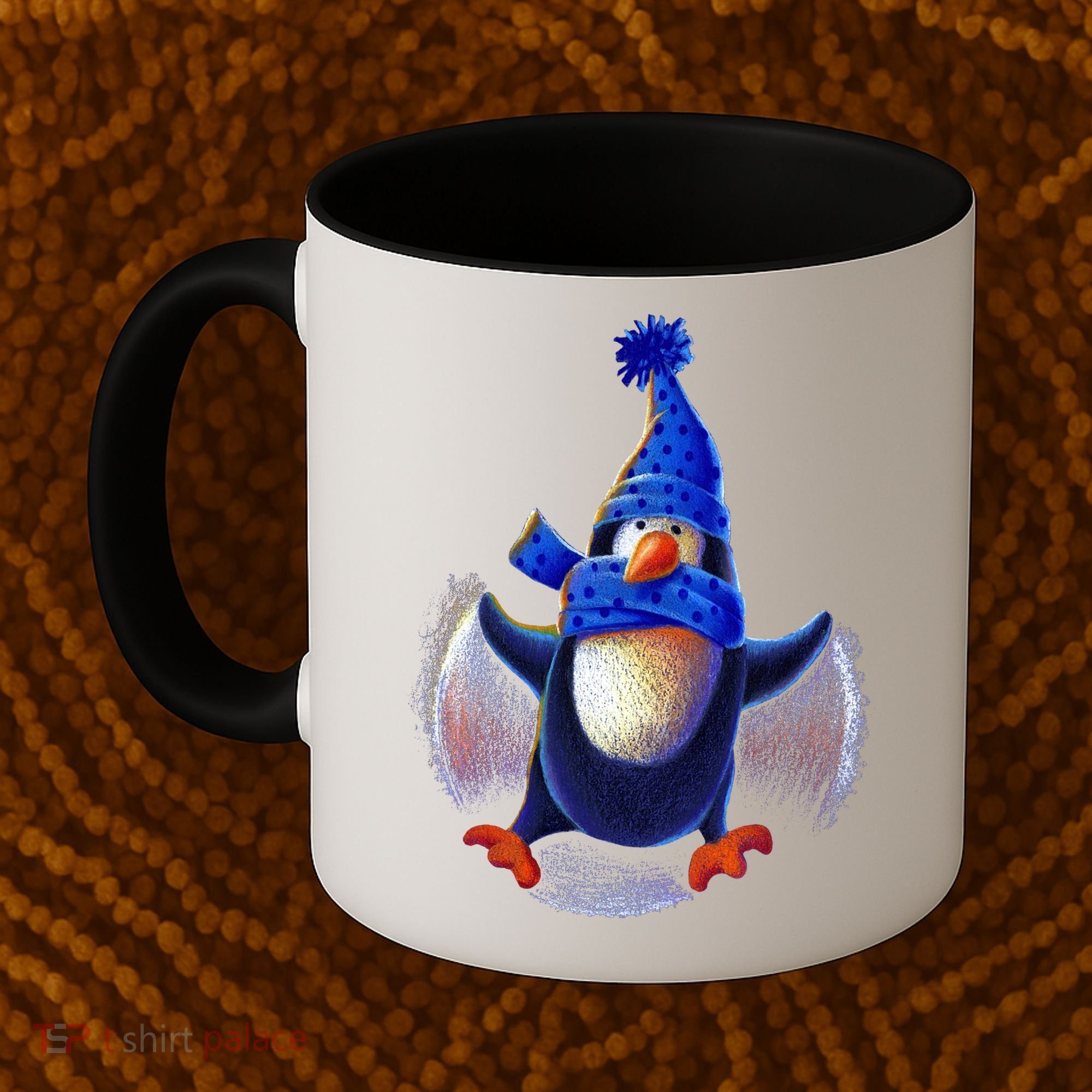 Penguin Snow Angel Coffee Mug