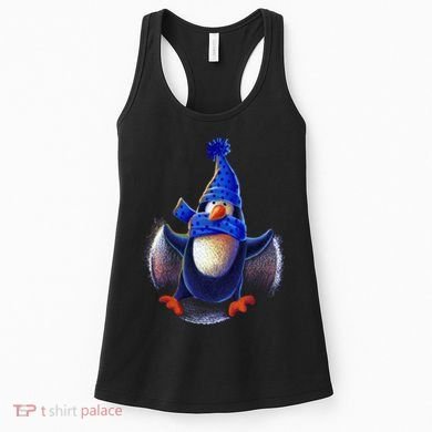 Penguin Snow Angel Women's Tank Top