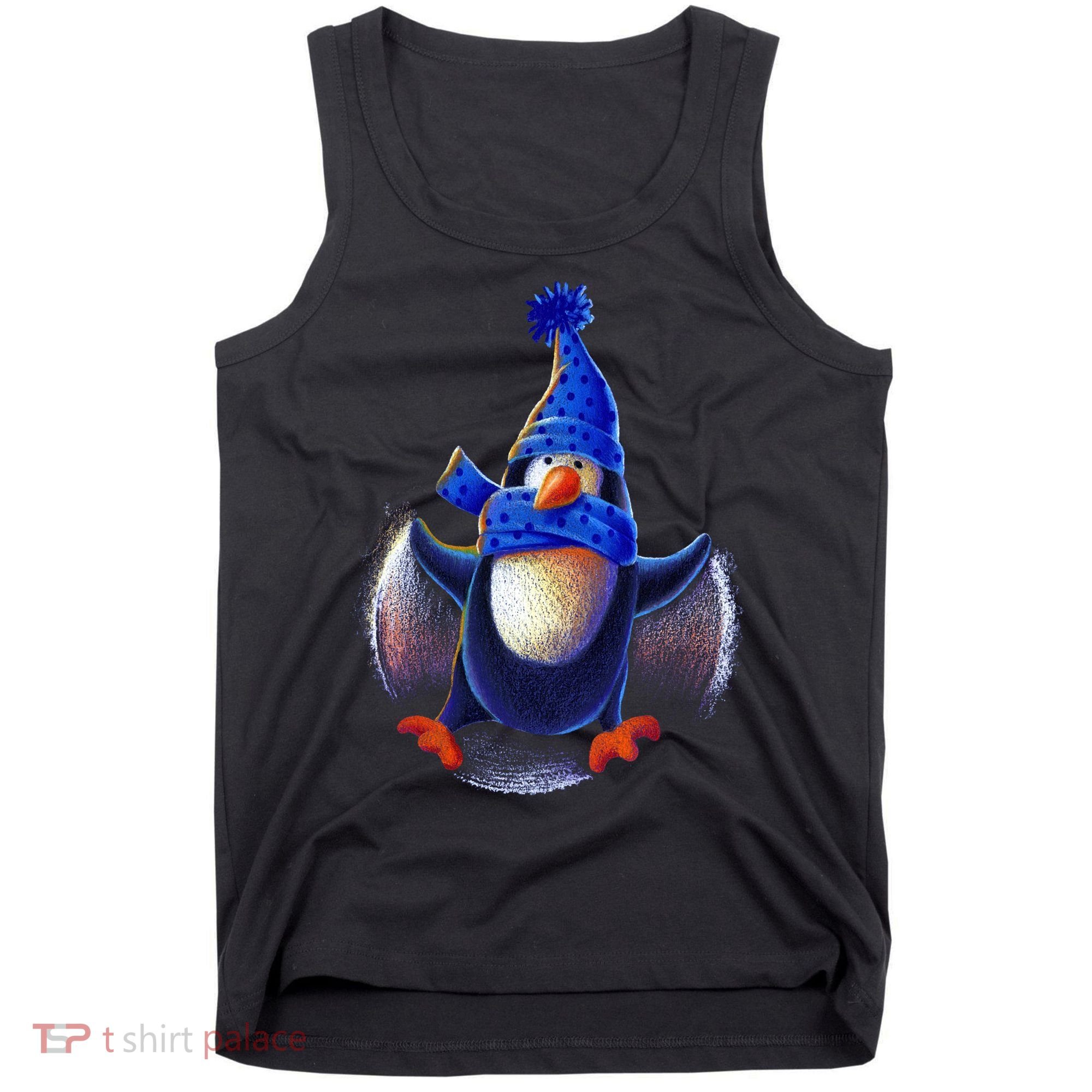 Penguin Snow Angel Tank Top
