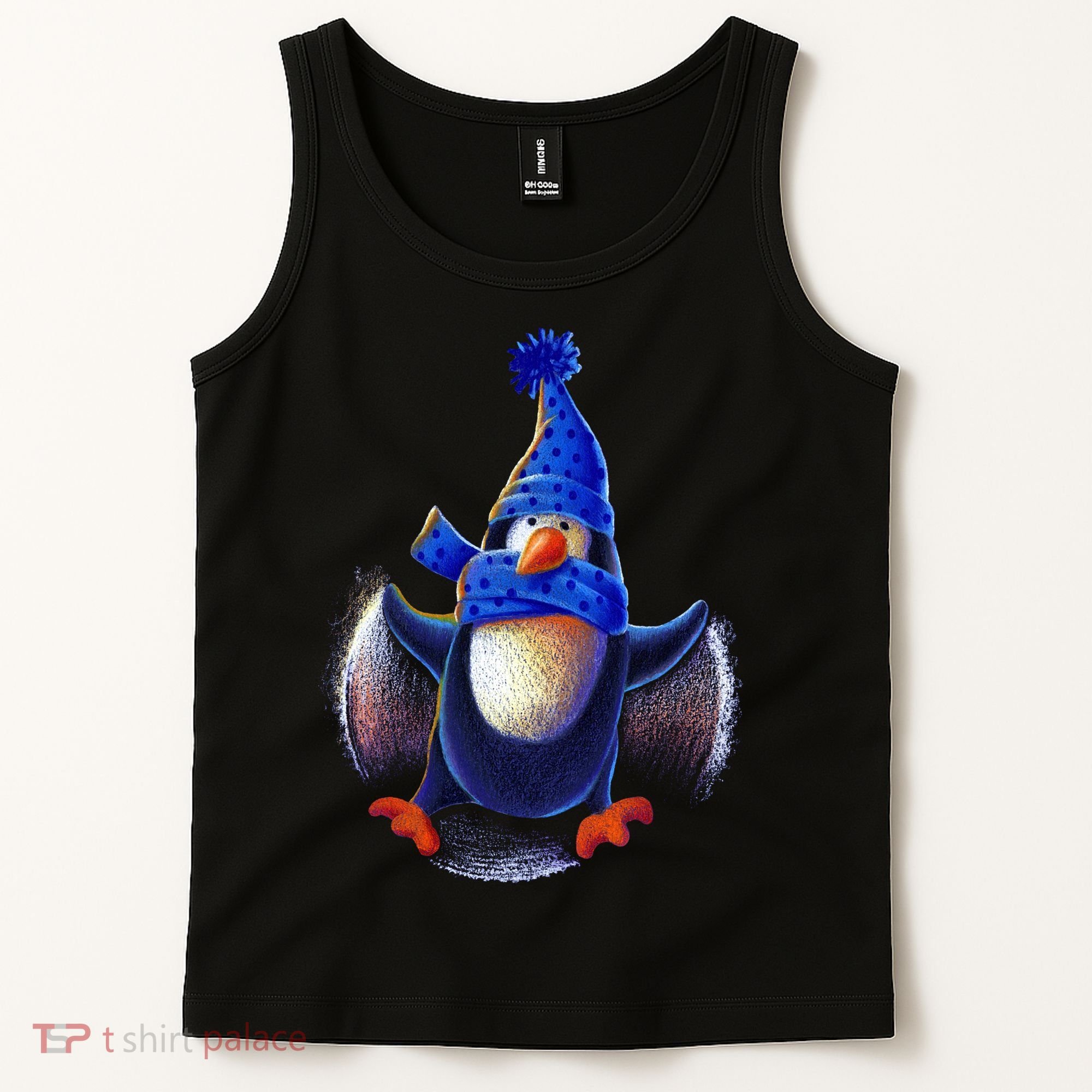 Penguin Snow Angel Tank Top