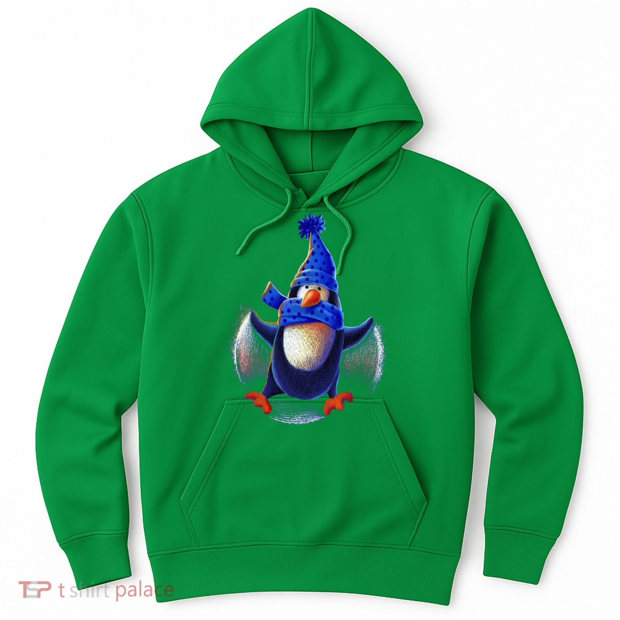 Penguin Snow Angel Hoodie