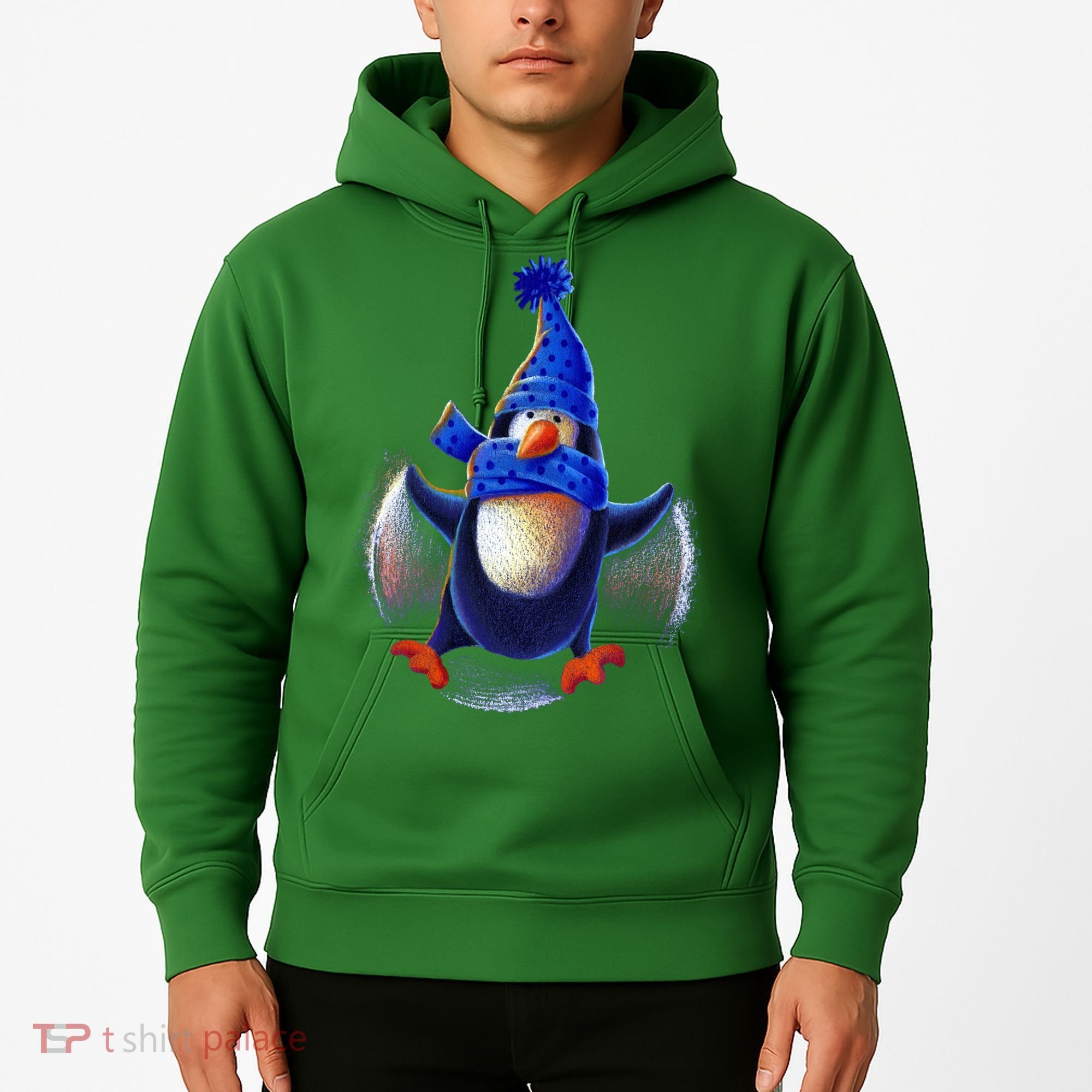 Penguin Snow Angel Hoodie