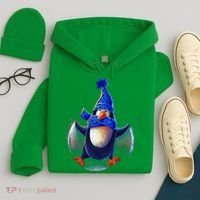 Penguin Snow Angel Hoodie thumb 4