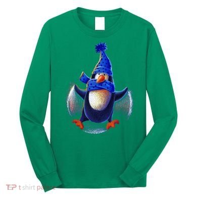 Penguin Snow Angel Long Sleeve Shirt